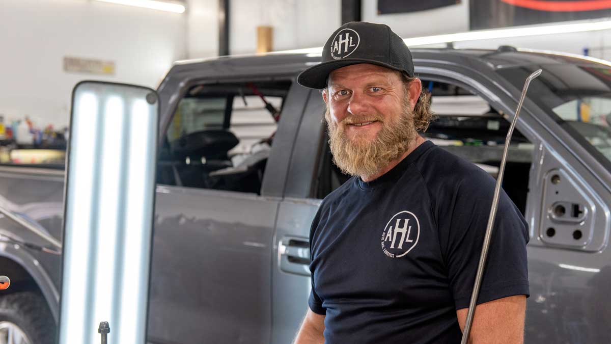 Kyle Ellis, owner of Edmond-based Auto Hail Logistics (Photo: <a href="https://edmondbusiness.com/author/thomas-berger/">Thomas Berger</a>)