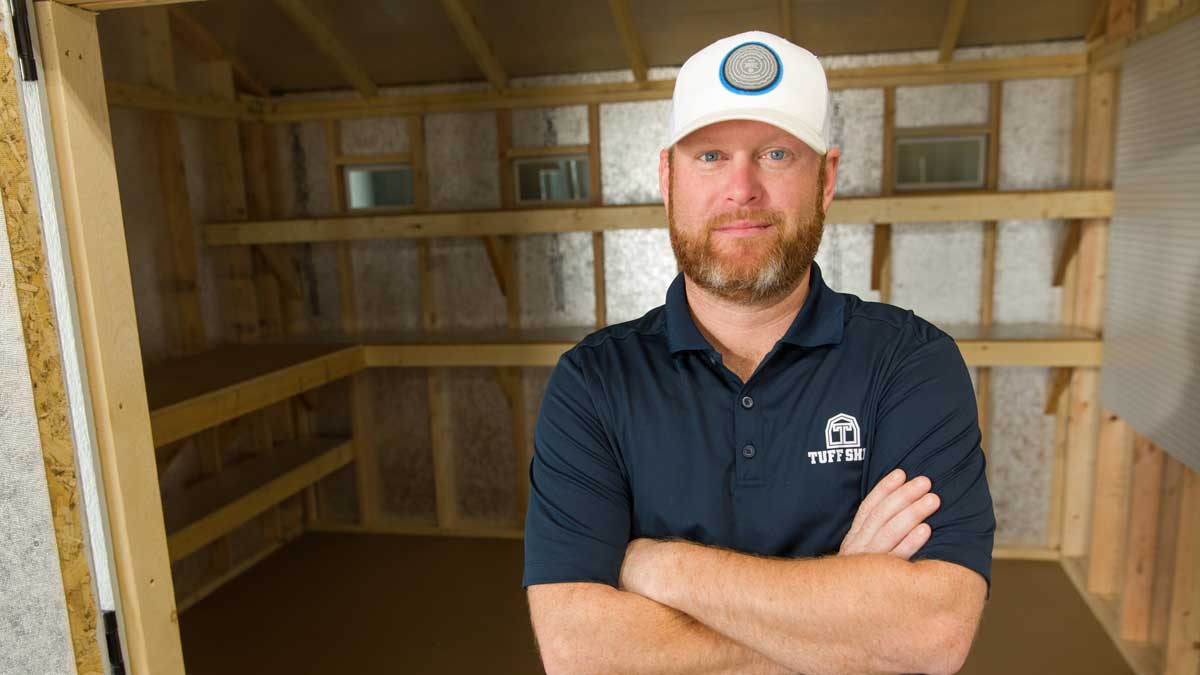 Shay Chapman, sales and design consultant at Tuff Shed in Edmond (Photo: <a href="https://edmondbusiness.com/author/brent-fuchs/">Brent Fuchs</a>)