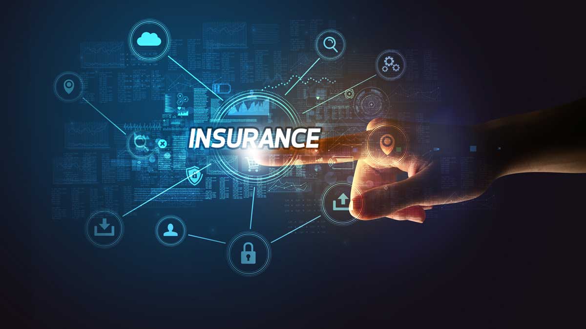 Abstract representation of cybersecurity insurance