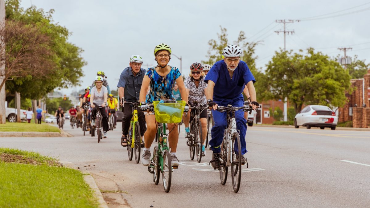 Edmond residents bike to work during National Bike Month. (Photo: Jared Prince)