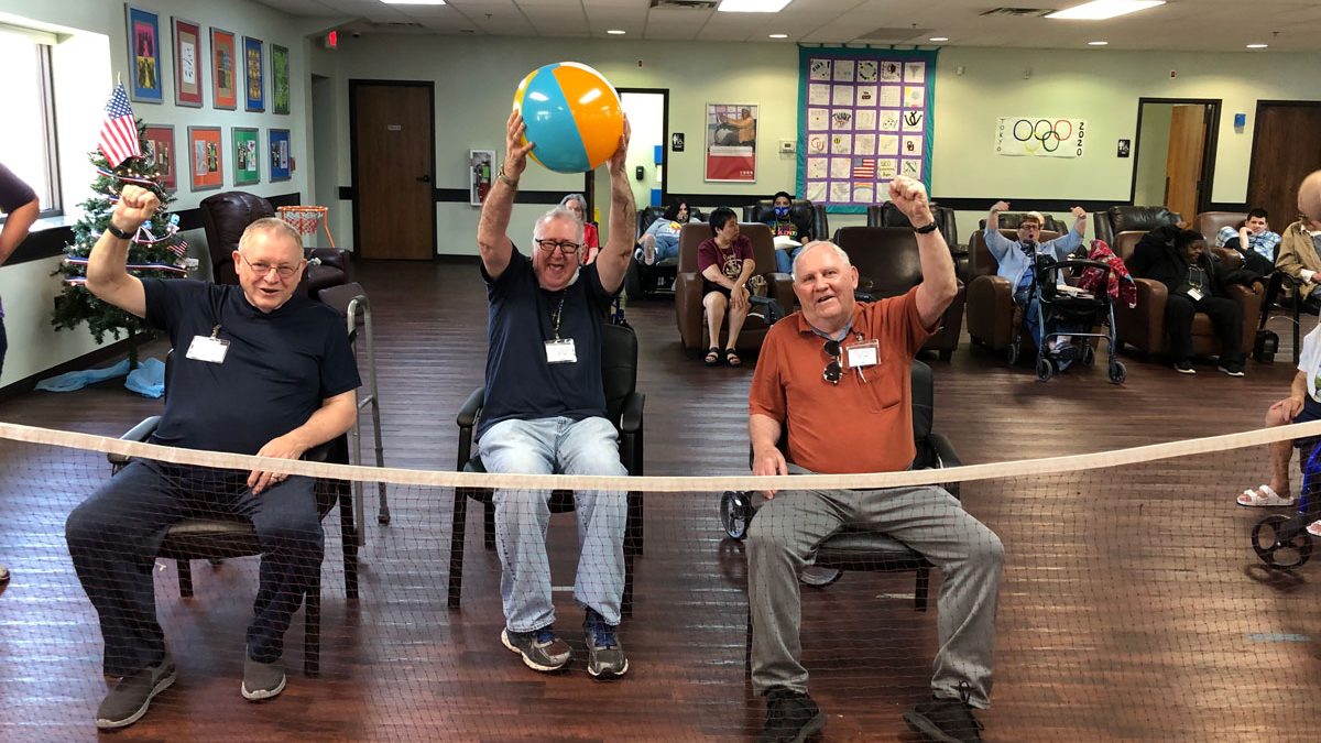 Daily Living Centers attendees participate in activities at the old Edmond facility. (Photo provided)